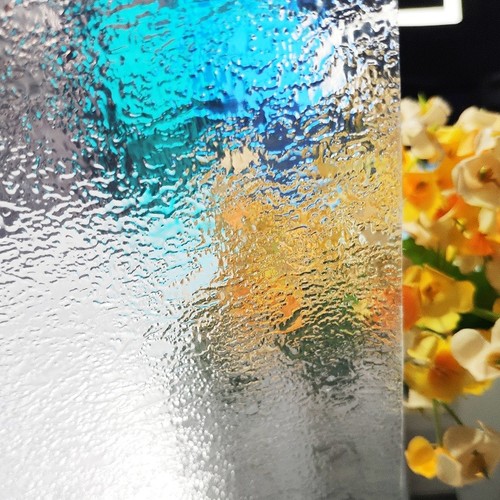 Rainbow frosted window film - frosted,