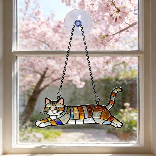 4pcs stained glass window - stained,