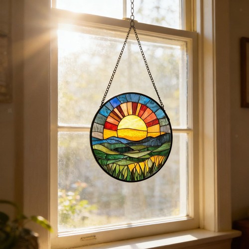 Stained glass window - glass,