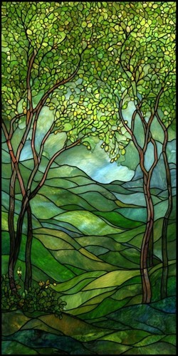 Stained glass window - stained,