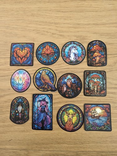 Stained glass windows - glass, sticker