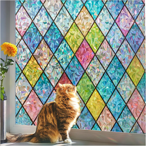 Rainbow window film privacy - rainbow,