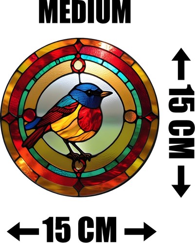 Robin decorative stained - robin,