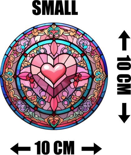 Heart decorative stained - heart,