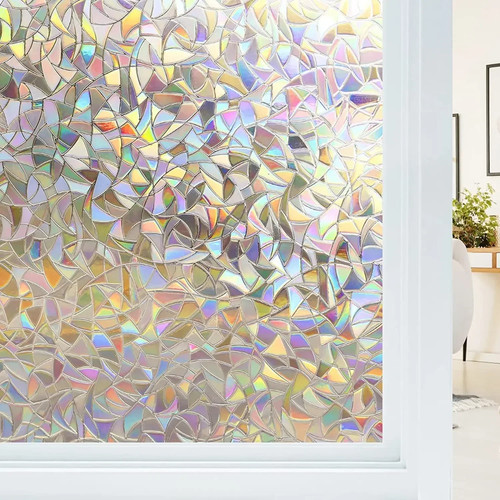 Rainbow window privacy film - rainbow,