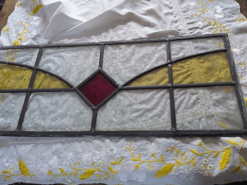 Stained glass leaded vintage - glass,