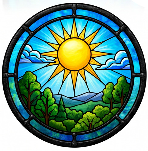 Time day window cling - time, of