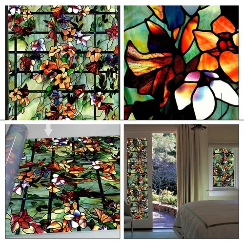 Rainbow frosted window film - rainbow,