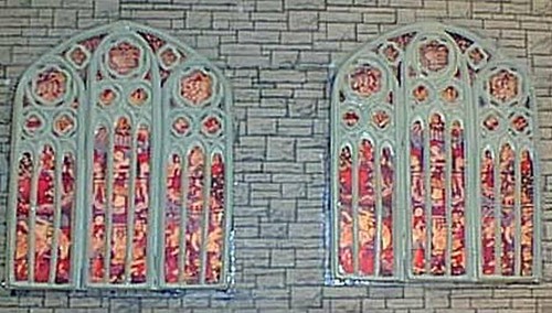 Large church windows - large, stained