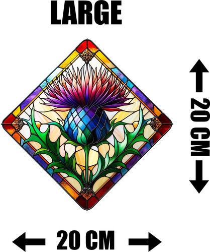 Thistle colourful decorative - thistle,