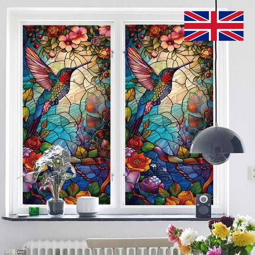 Flower window film - flower, privacy