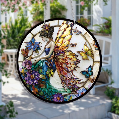 Fairy butterflies suncatcher - butterflies,