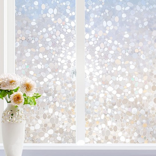 Rainbow frosted window - rainbow,