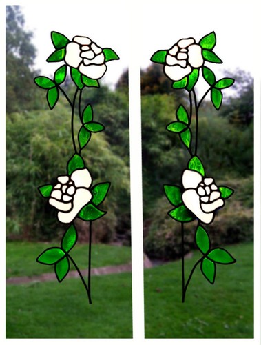 Roses window cling - window,