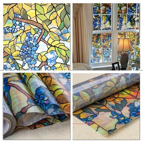 Rainbow frosted window film - rainbow,
