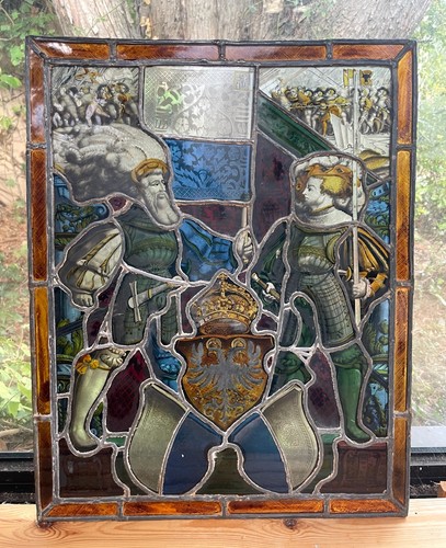 Stained glass window - in, the