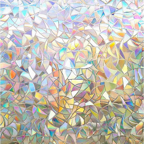 Rainbow frosted window film - rainbow,