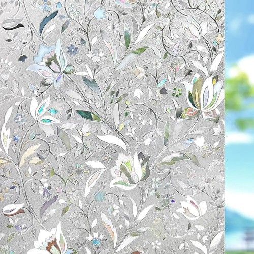 Rainbow frosted window film - frosted,