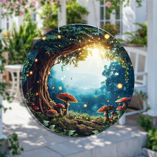 Dreamy tree life suncatcher - dreamy, of