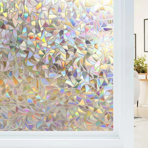 Rainbow frosted window film - rainbow,