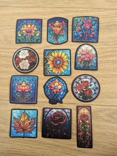 Stained glass windows sticker - stained,