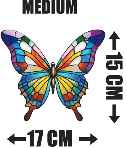 Butterfly decorative stained - decorative,