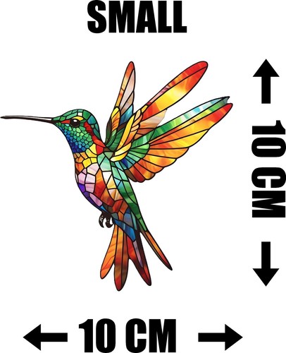 Hummingbird decorative stained - hummingbird,