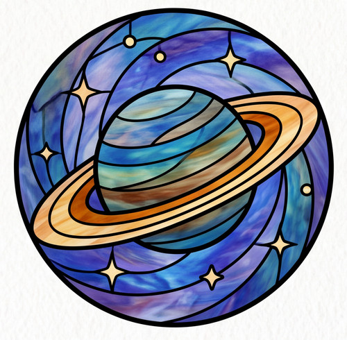 Celestial stained glass - celestial,