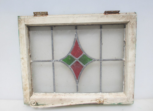 Antique stained glass - stained, window