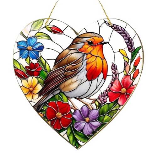 20x20cm large stained glass - stained,