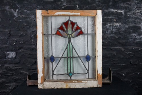 Antique stained glass - antique,