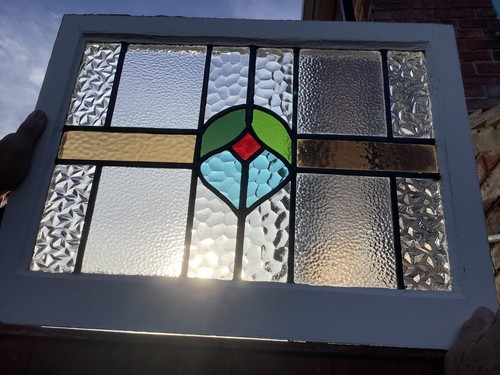 1930s art deco stained - ,