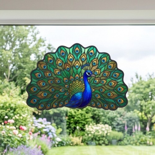 Peacock feathers stained - feathers,