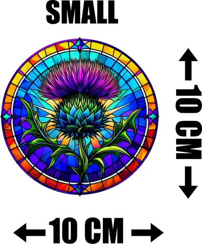 Thistle stained glass effect - thistle,