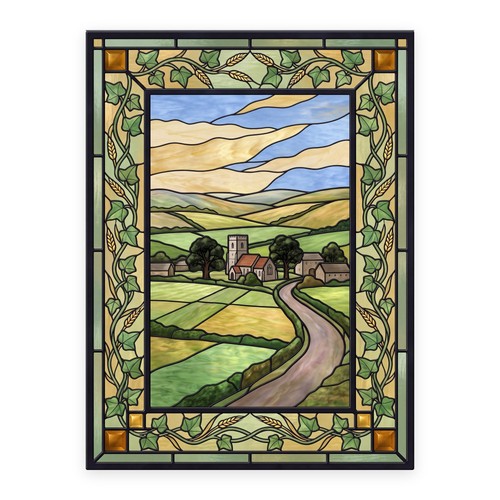 English countryside church - english,